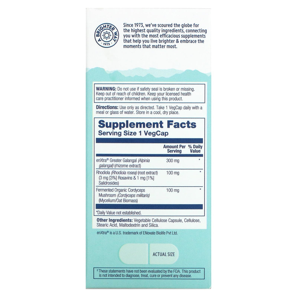 Solaray SharpMind Energy, 30 caps