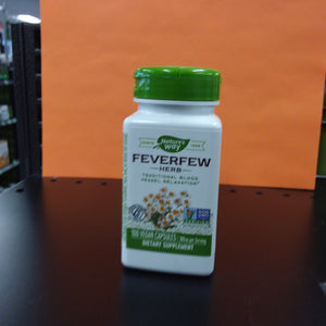 Nature's Way Feverfew Leaves, 380 mg, 100 Vegetarian Capsules