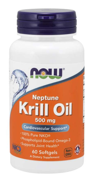 NOW Foods Neptune Krill Oil, 500 mg, 60 Softgels