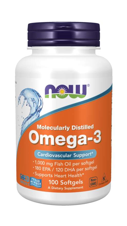 NOW Omega-3, 100 Softgels