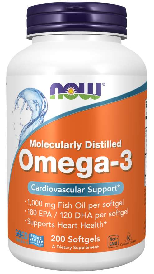 NOW Omega-3, 200 Softgels