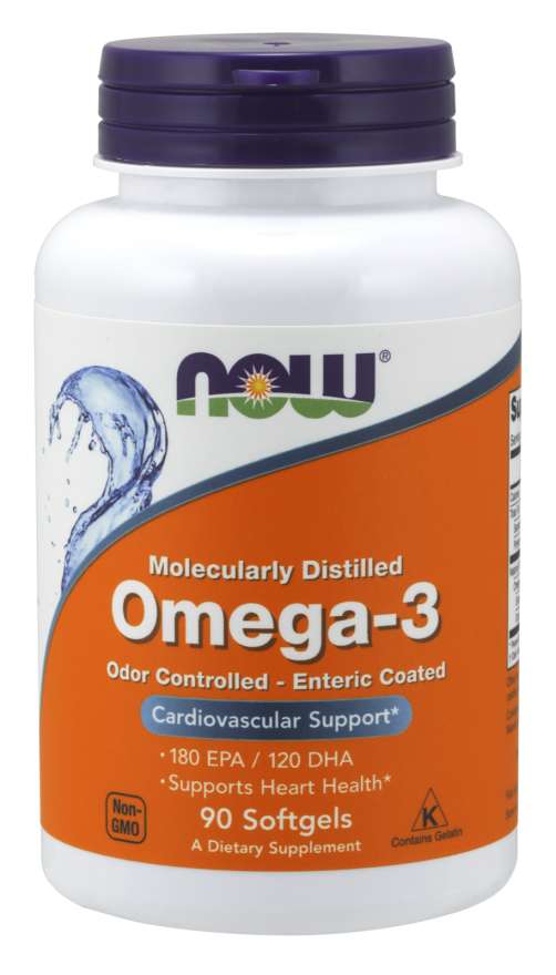 NOW Foods Omega-3, 90 Softgels