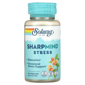 Solaray SharpMind Stress, 30 caps