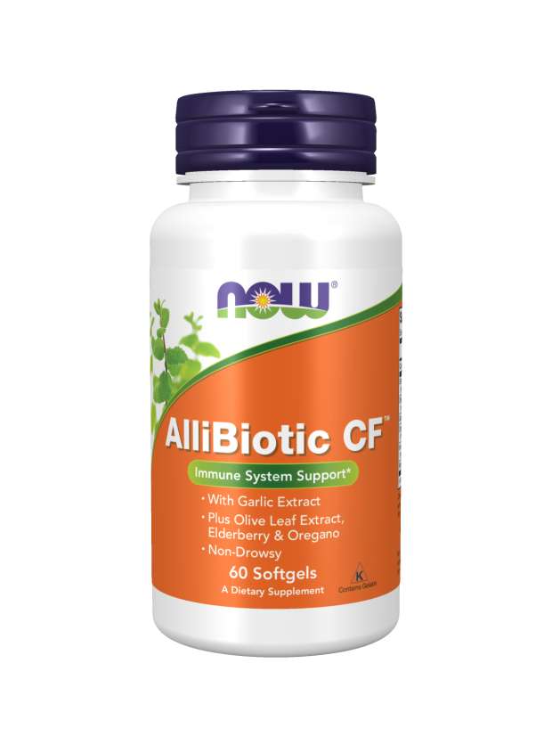 NOW Foods AlliBiotic CF™, 60 Softgels