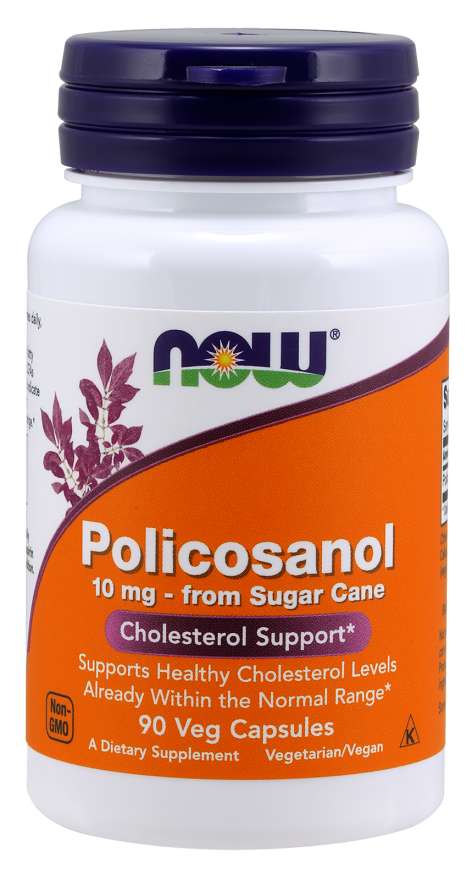 NOW Foods Policosanol, 10 mg, 90 VegCaps
