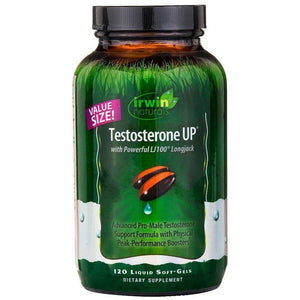 Irwin Naturals, Testosterone UP, 120 Liquid Soft-Gels - Discount Nutrition Store