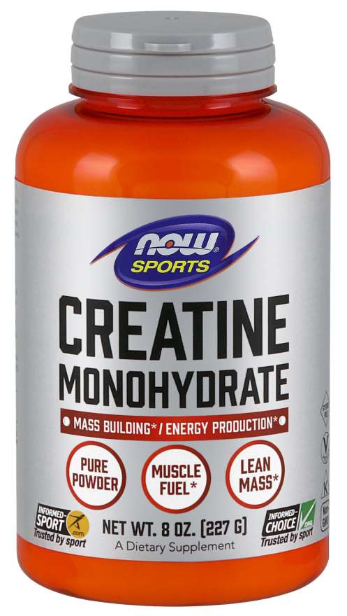 NOW Sports Creatine Monohydrate, 8 oz