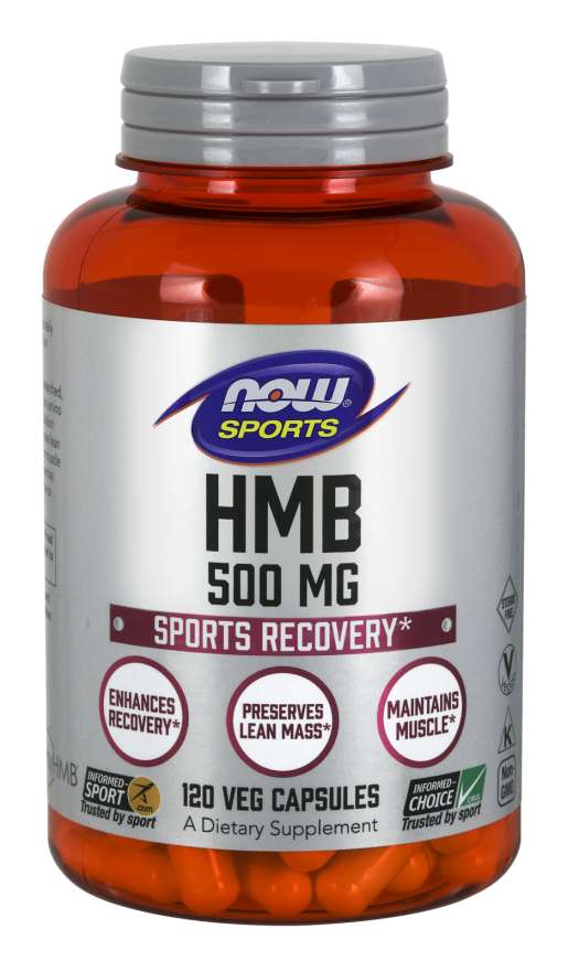 NOW Sports HMB, 500 mg, 120 Veg Capsules