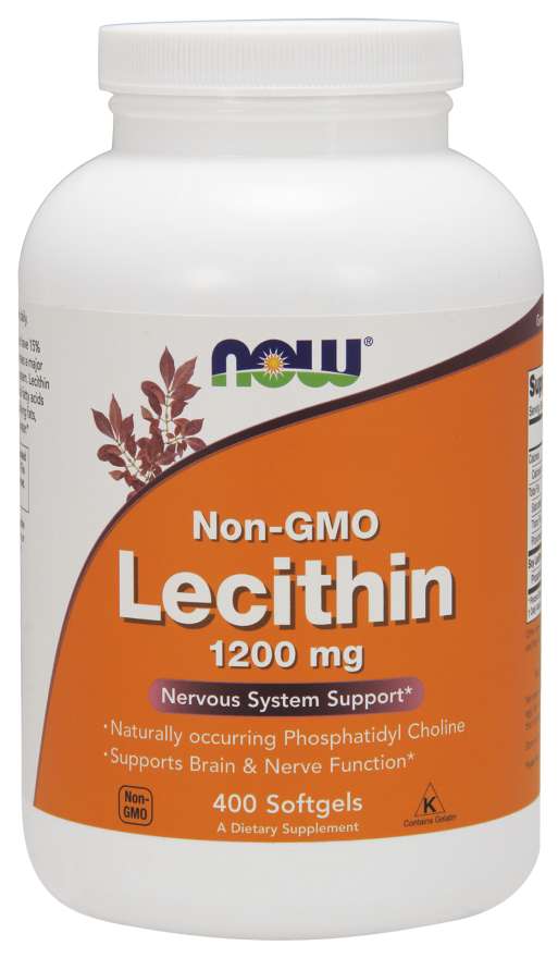 NOW Foods Lecithin, 1200 mg, 400 Softgels