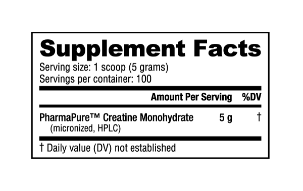 NutraBio Pure Micronized Creatine Monohydrate Powder Supplement, Unflavored, (500 g) - Supports Bulk Muscle Energy, Recovery, and Strength - HPLC Tested Creatine Powder Supplement for Men and Women