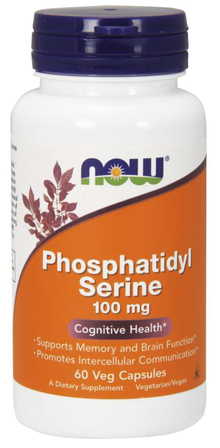 NOW Foods Phosphatidyl Serine, 100 mg, 60 Veg Capsules