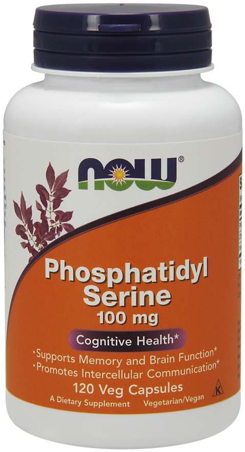 NOW Foods Phosphatidyl Serine, 100 mg, 120 Veg Capsules