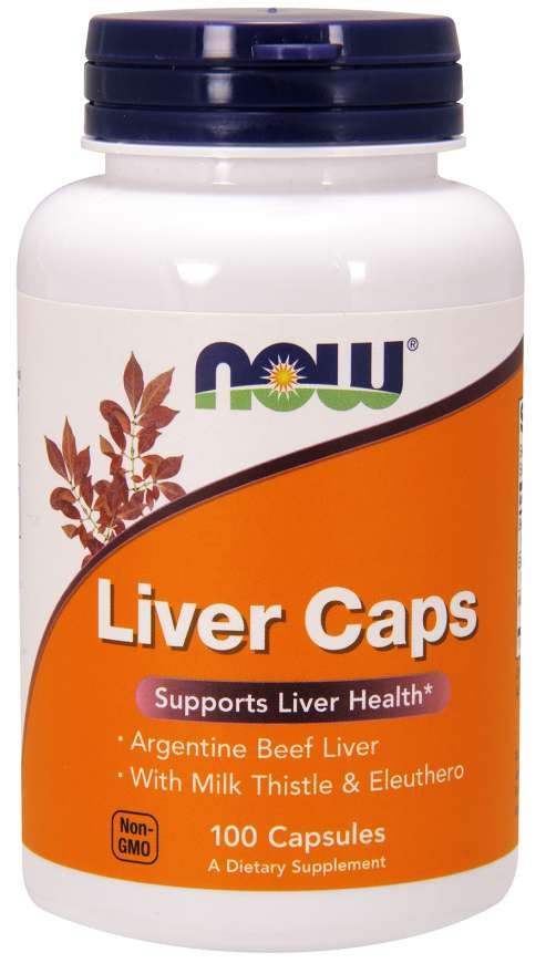 NOW Liver Caps, 100 Capsules