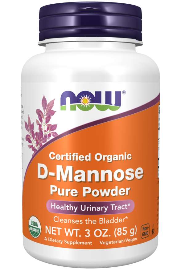 NOW Foods D-Mannose Pure Powder, 3 oz