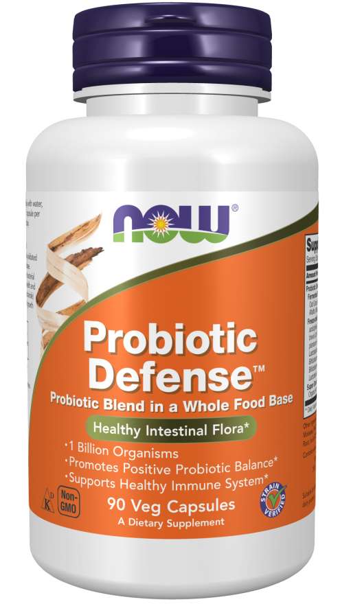 NOW Probiotic Defense™, 90 Vegetarian Capsules