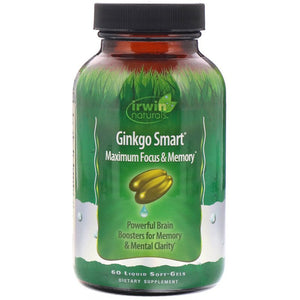 Irwin Naturals Ginkgo Smart®, 60 Liquid Softgels