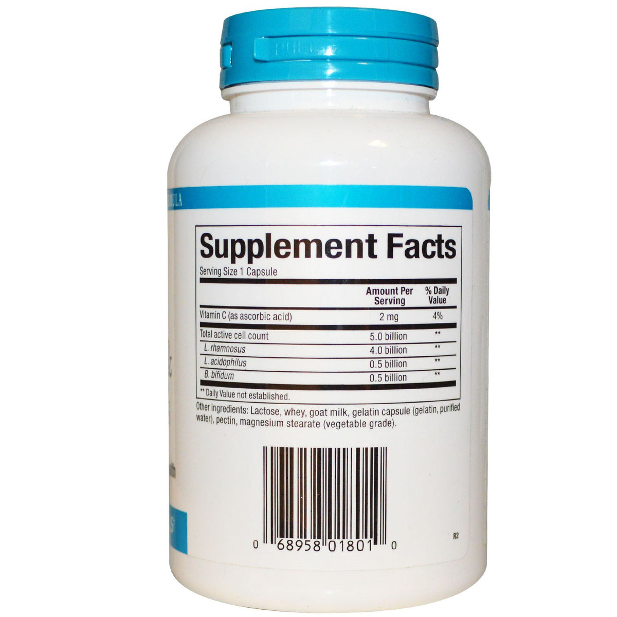 Natural Factors, Acidophilus &amp; Bifidus, 5 Billion Active Cells, 180 Capsules