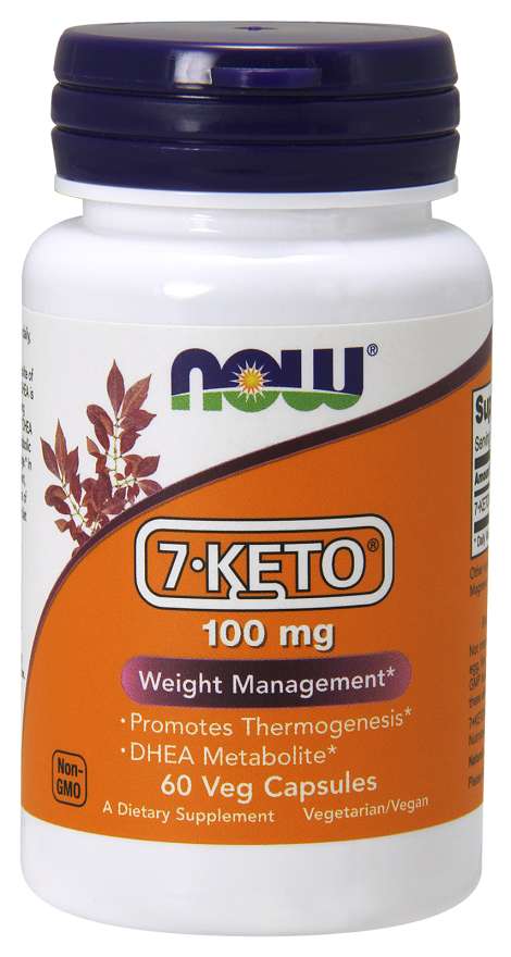 NOW Foods 7-KETO®, 100 mg, 60 Vcaps®
