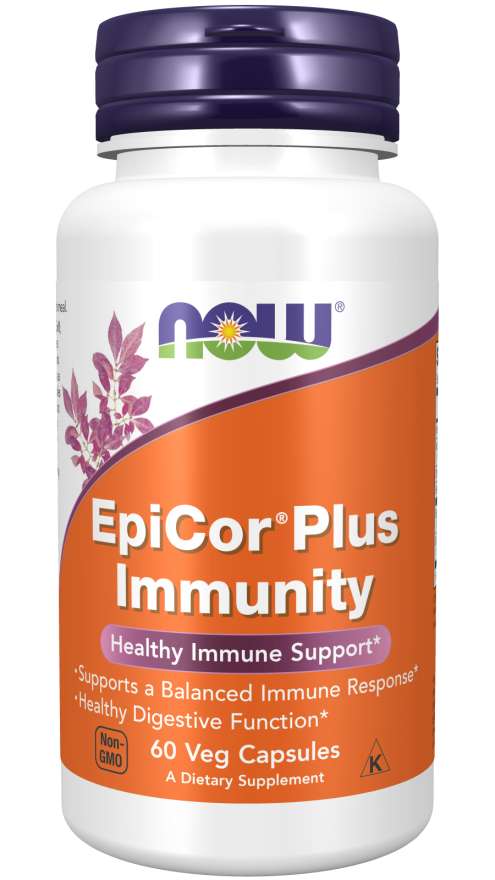 NOW Foods EpiCor® Plus Immunity, 60 Vegetarian Capsules