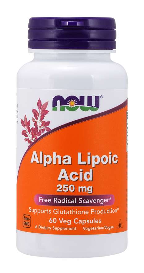 NOW Foods Alpha Lipoic Acid, 250 mg, 60 Vcaps®