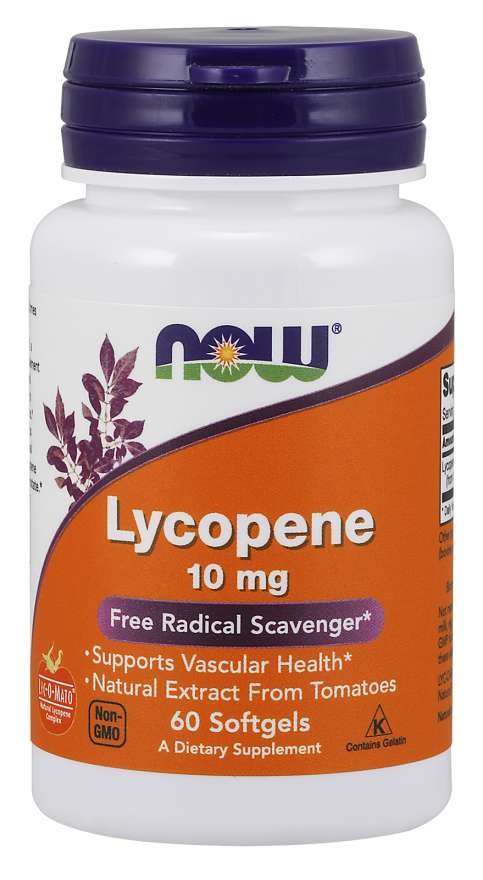 NOW Foods Lycopene, 10 mg, 60 Softgels