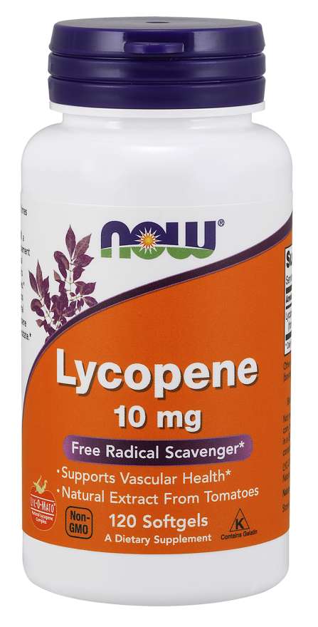 NOW Lycopene, 10 mg, 120 Softgels