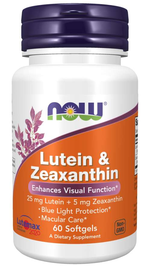 NOW Foods Lutein &amp; Zeaxanthin, 60 Softgels