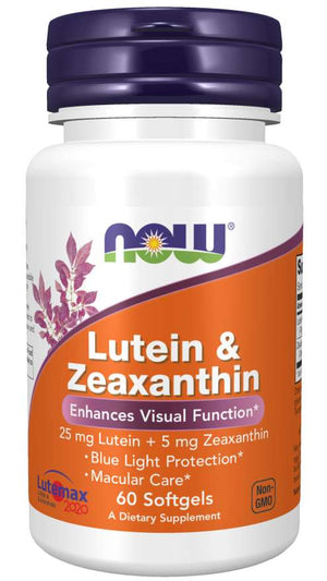NOW Foods Lutein & Zeaxanthin, 60 Softgels