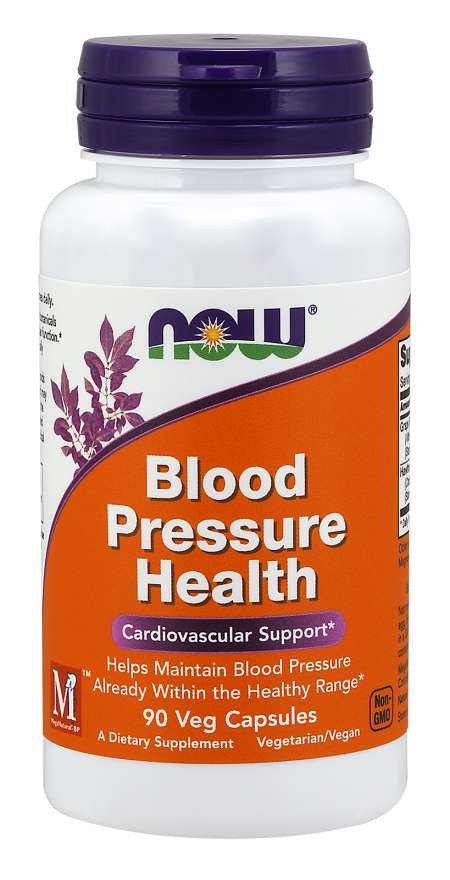 NOW Foods Blood Pressure Health, 90 VegCaps