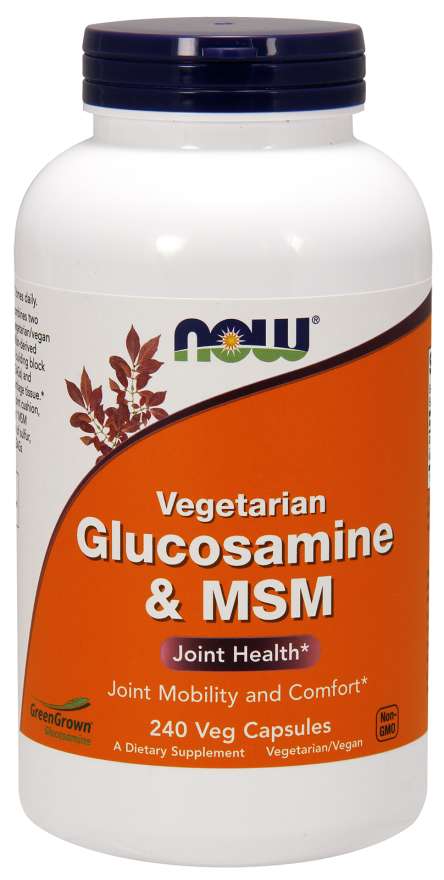 NOW Foods Glucosamine &amp; MSM Vegetarian, 240 Vcaps®