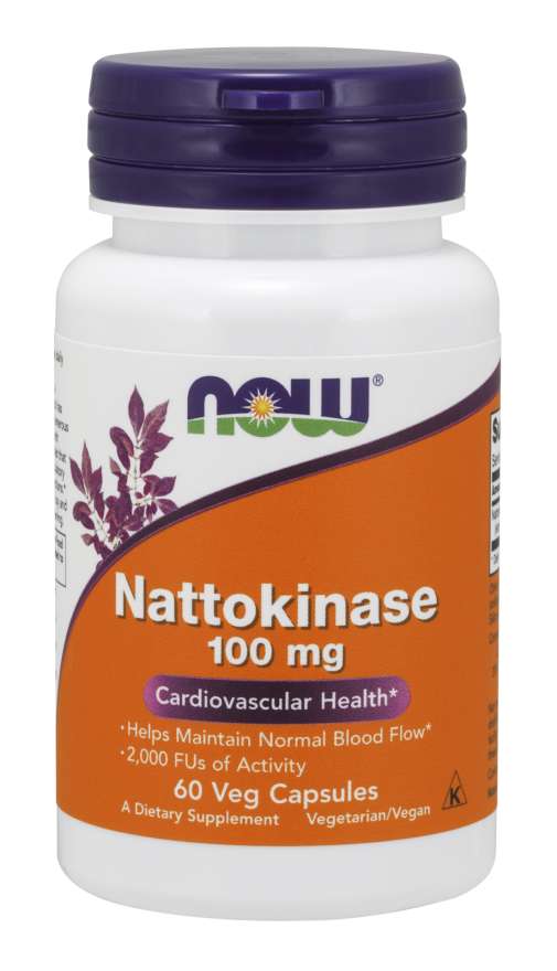 NOW Foods Nattokinase, 100 mg, 60 Vcaps®