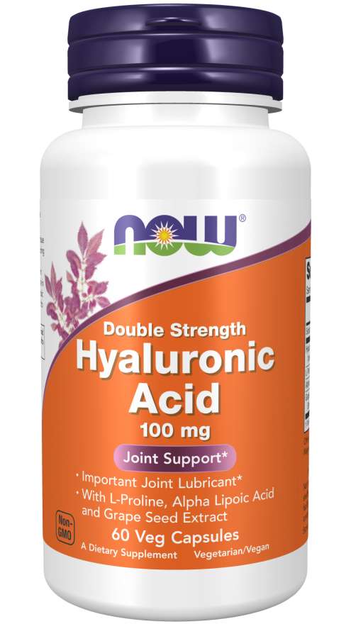 NOW Foods Hyaluronic Acid, 100 mg, 60 VegCaps