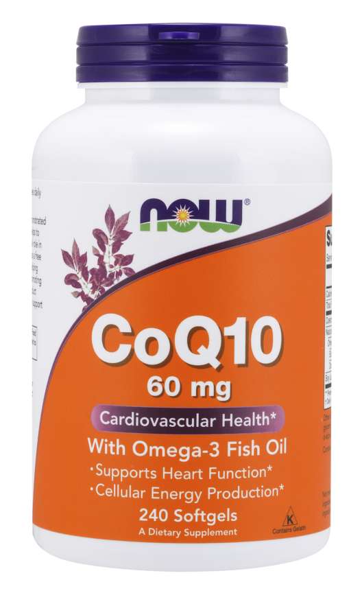 CoQ10 60 mg with Omega-3 Fish Oil Softgels | Cardiovascular Health*