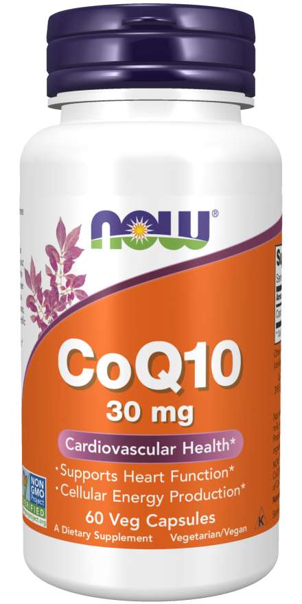 NOW CoQ10, 30 mg, 60 Vcaps®