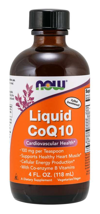 NOW Foods Liquid CoQ10, 100 mg, 4 fl oz