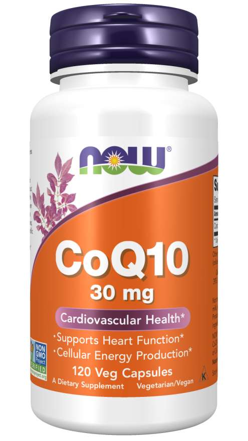 NOW CoQ10, 30 mg, 120 Veg Capsules