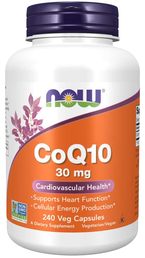NOW CoQ10, 30 mg, 240 Vcaps®