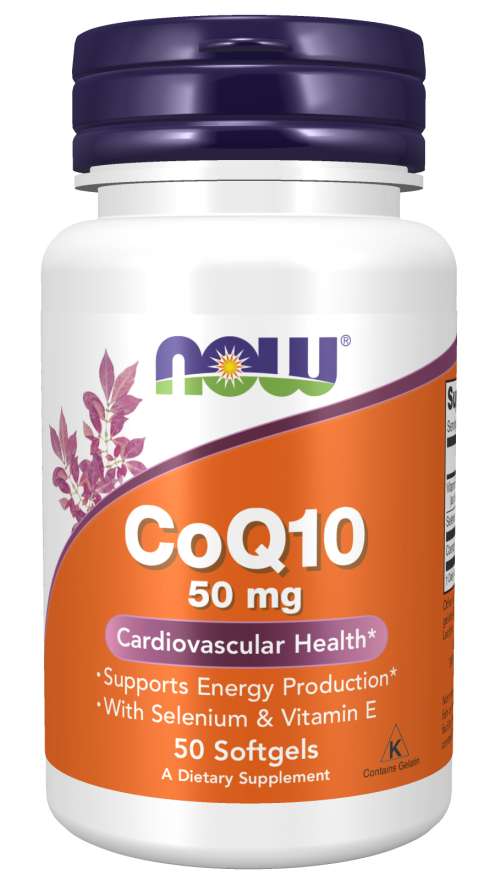 NOW CoQ10, 50 mg, 50 Softgels