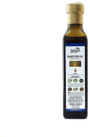 TBlack Seed Oil 8.45 fl. oz (250 ml) - Liquid Black Seed Oil - Dietary Supplement - Immune Support - High Thymoquinone - Cold Pressed - Pure Turkish Black Seed Oil - Non-GMO - Glass Bottle