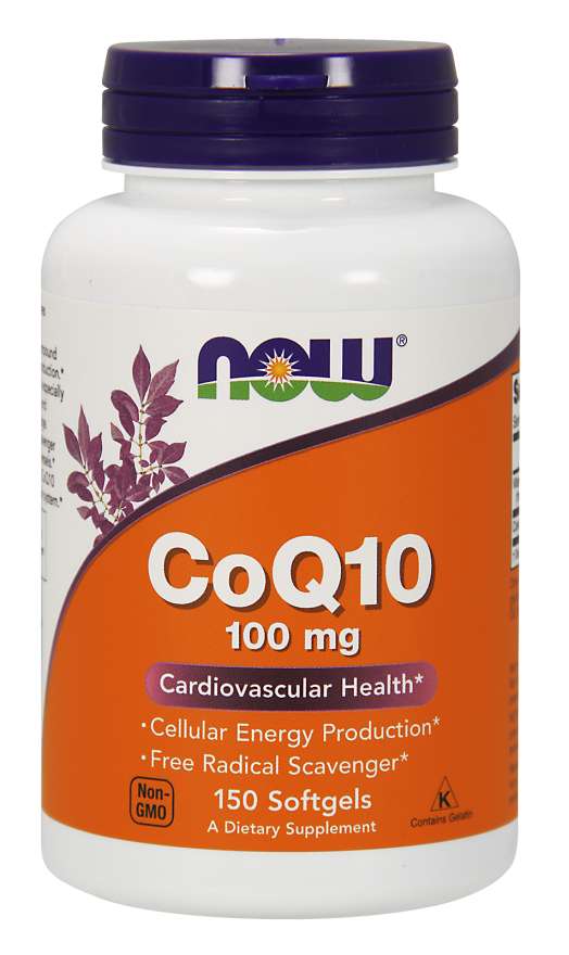 NOW Foods Supplements, CoQ10 (Coenzyme Q10) 100 mg, Pharmaceutical Grade, Cardiovascular Health*, 150 Softgels