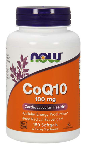 NOW Foods CoQ10, 100 mg, 150 Softgels