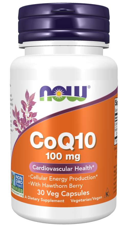 NOW CoQ10, 100 mg, 30 Veg Capsules