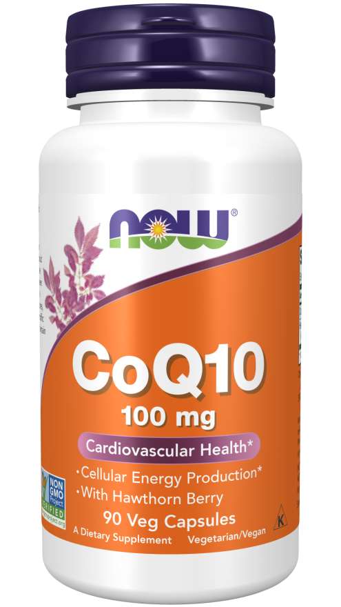 NOW CoQ10, 100 mg, 90 Vcaps®