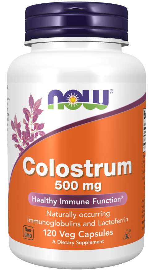 NOW Foods Colostrum, 500 mg, 120 Vegetarian Capsules