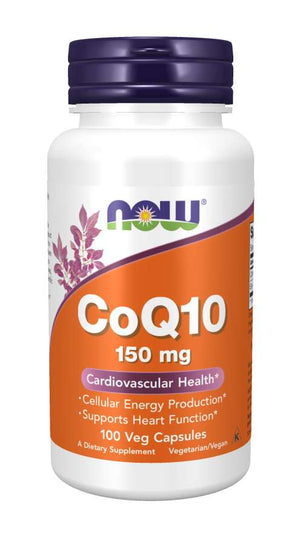 NOW Foods CoQ10, 150 mg, 100 Vcaps®