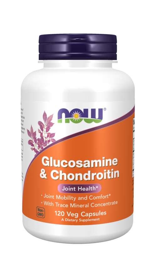 NOW Foods Glucosamine &amp; Chondroitin, 120 Capsules