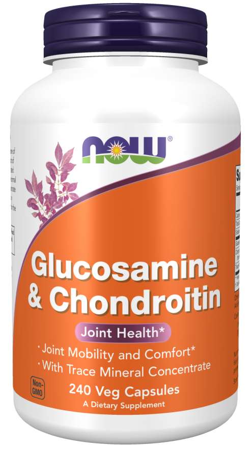 NOW Foods Glucosamine &amp; Chondroitin, 240 Capsules