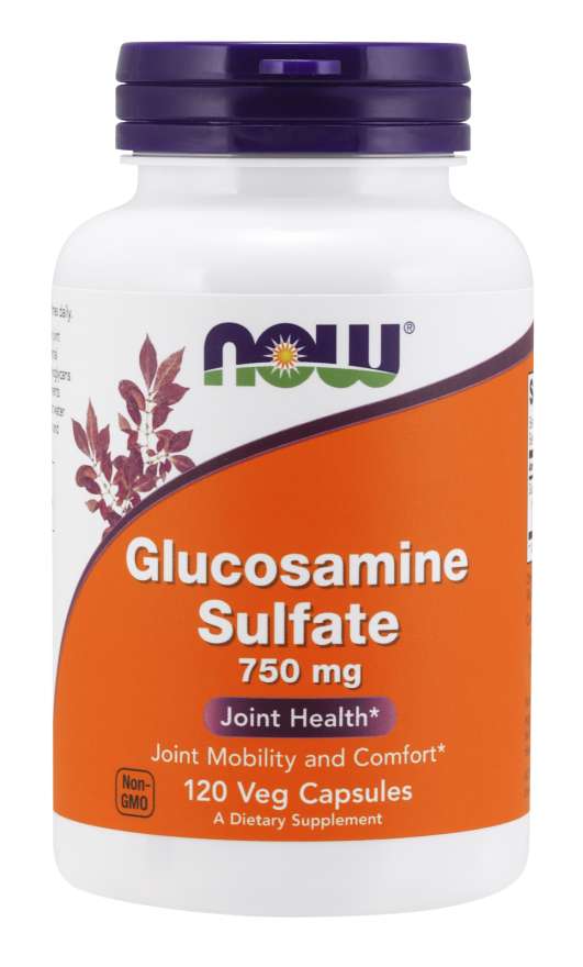 NOW Glucosamine Sulfate, 750 mg, 120 Capsules