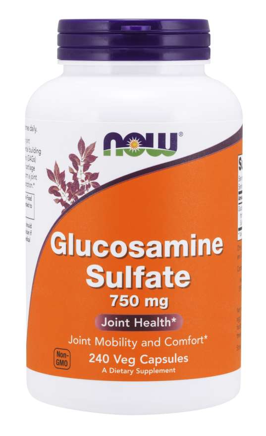 NOW Glucosamine Sulfate, 750 mg, 240 Capsules