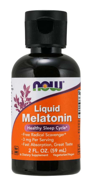 NOW Foods Liquid Melatonin, 2 fl oz